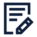 Contract Sign Line SVG Icon